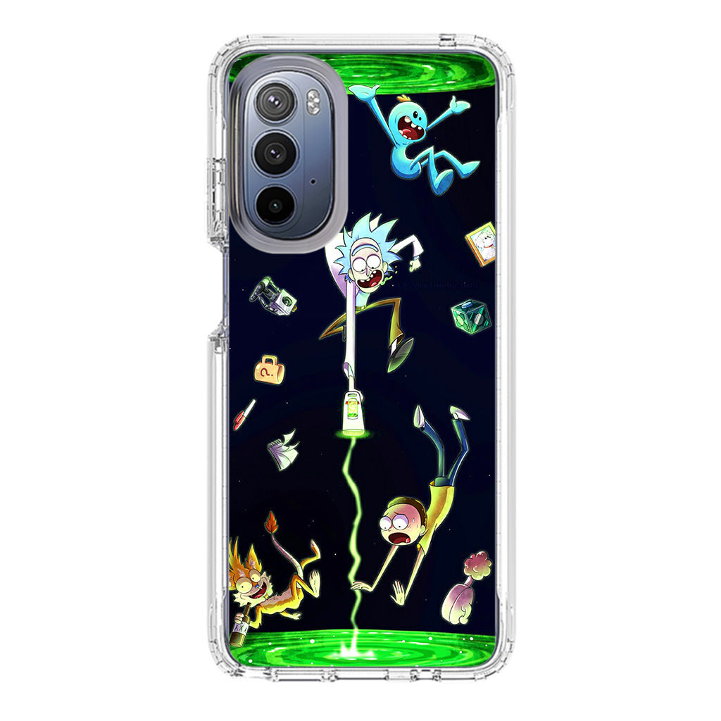 Rick And Morty Portal Fall Motorola Moto G Stylus 5G 2022 Case