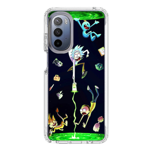 Rick And Morty Portal Fall Motorola Moto G Stylus 5G 2022 Case