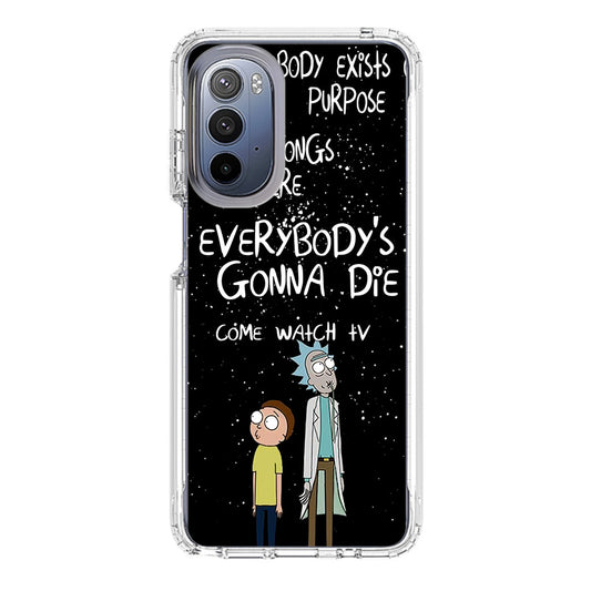 Rick And Morty Quotes Motorola Moto G Stylus 5G 2022 Case