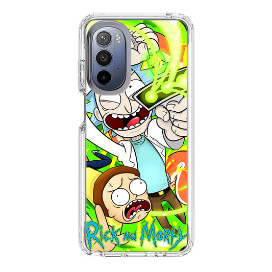 Rick And Morty Shoot Portal Gun Motorola Moto G Stylus 5G 2022 Case