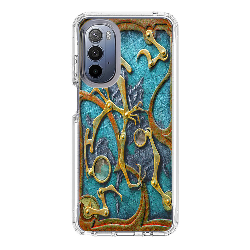 Steampunk Book Cover Motorola Moto G Stylus 5G 2022 Case