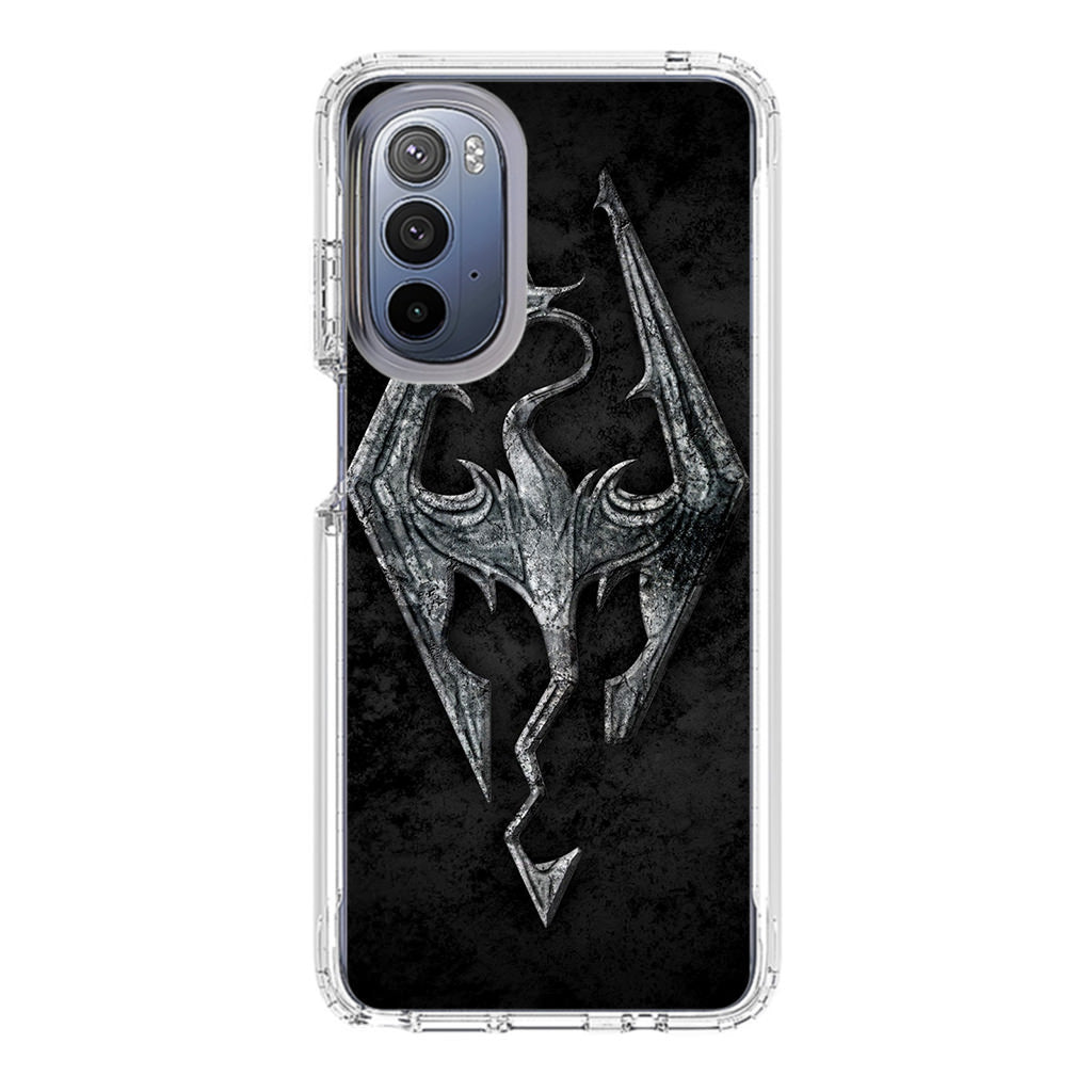 The Elder Scrolls V Skyrim Logo Motorola Moto G Stylus 5G 2022 Case