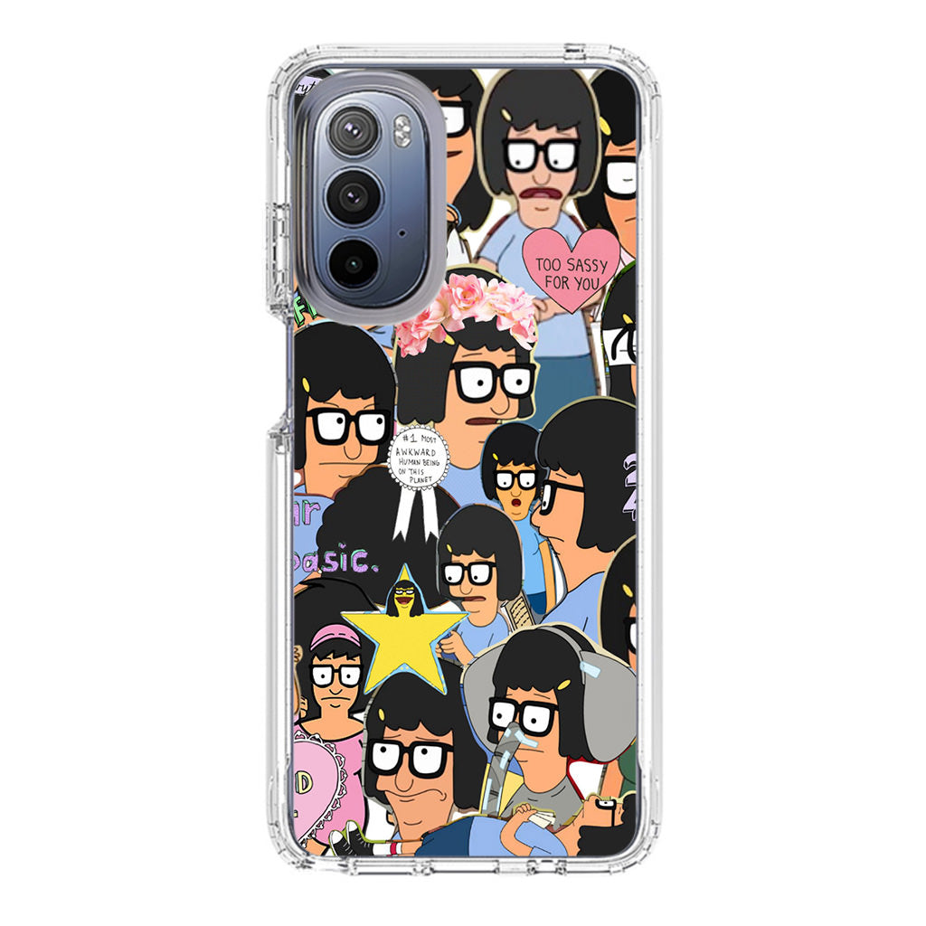 Tina Belcher Collage Motorola Moto G Stylus 5G 2022 Case