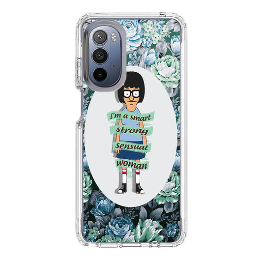 Tina Belcher Flower Woman Quotes Motorola Moto G Stylus 5G 2022 Case