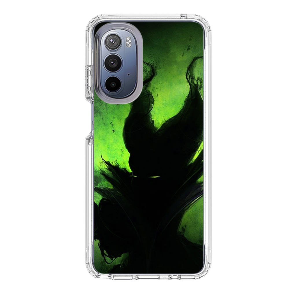 Villains Maleficent Silhouette Motorola Moto G Stylus 5G 2022 Case