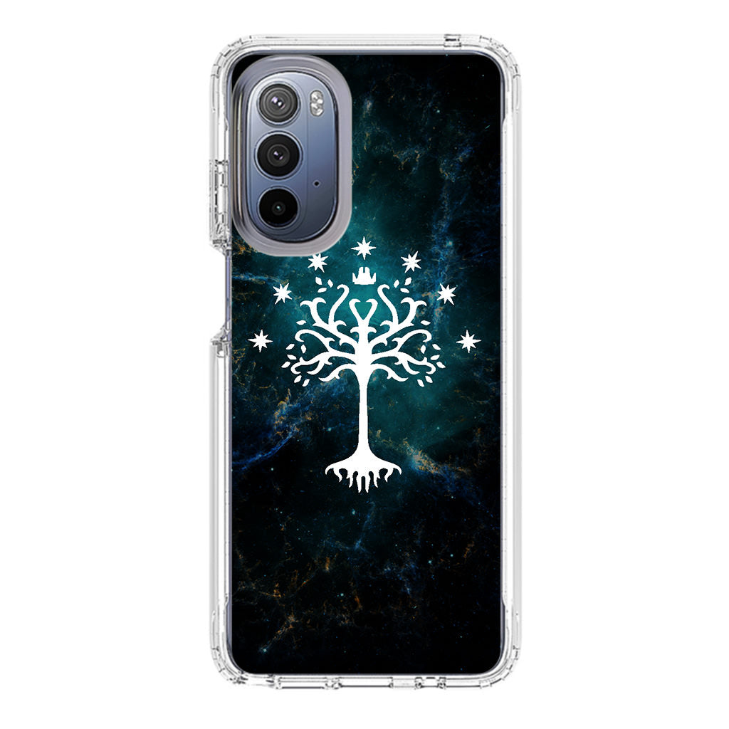 White Tree Of Gondor In Space Nebula Motorola Moto G Stylus 5G 2022 Case