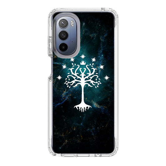 White Tree Of Gondor In Space Nebula Motorola Moto G Stylus 5G 2022 Case