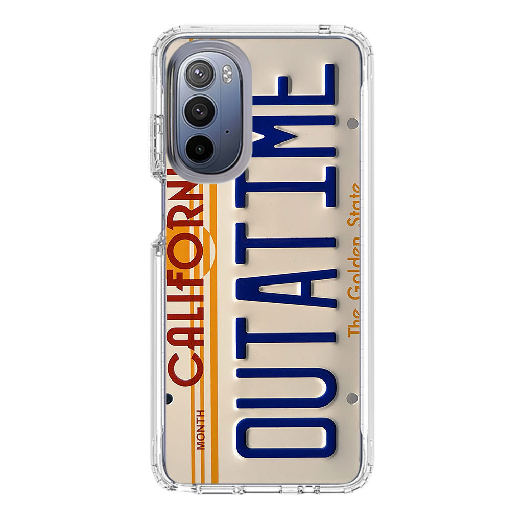 Back to the Future License Plate Outatime Motorola Moto G Stylus 5G 2022 Case