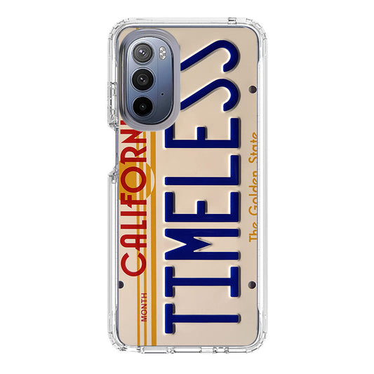 Back to the Future License Plate Timeless Motorola Moto G Stylus 5G 2022 Case