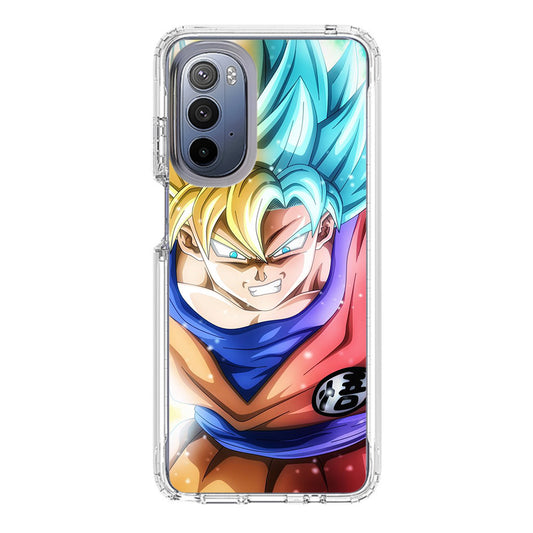 Goku SSJ 1 to SSJ Blue Motorola Moto G Stylus 5G 2022 Case