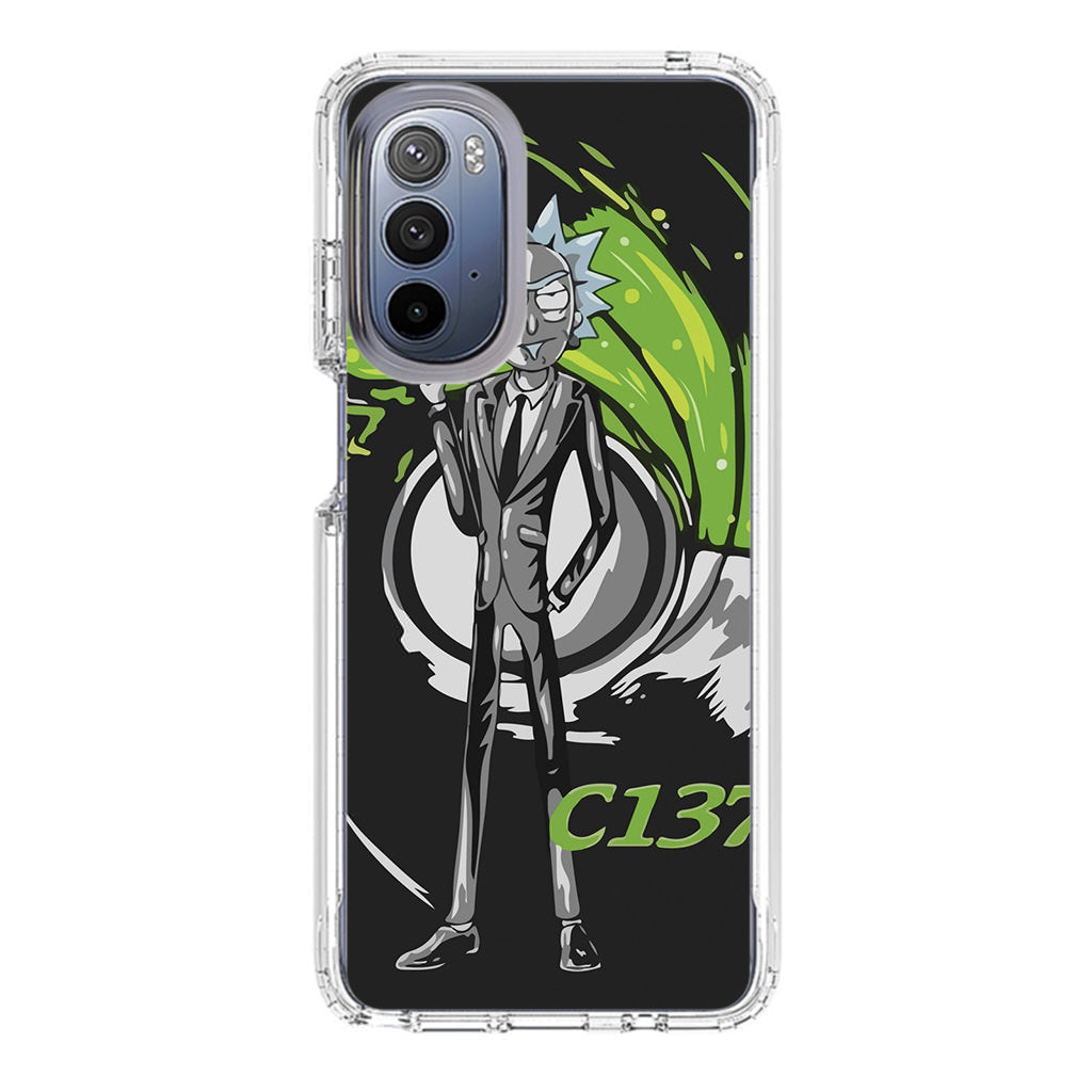 Rick Sanchez Agent C137 Motorola Moto G Stylus 5G 2022 Case