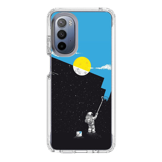 Space Paiting Day Motorola Moto G Stylus 5G 2022 Case